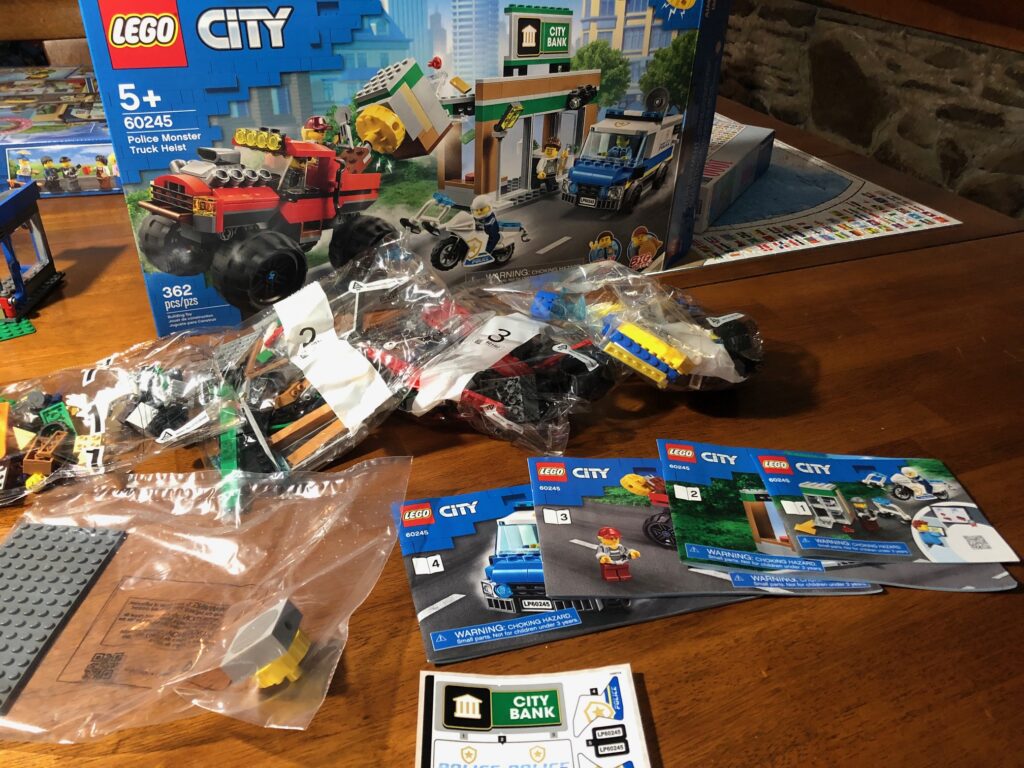 MOC-ing LEGO City Police Monster Truck Heist (60245) and Donut