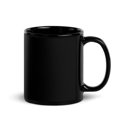 Burlesque Buffet Black Glossy Mug - Image 2