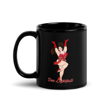 Dee Lightfull Black Glossy Mug - Image 2