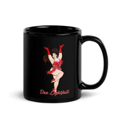 Dee Lightfull Black Glossy Mug